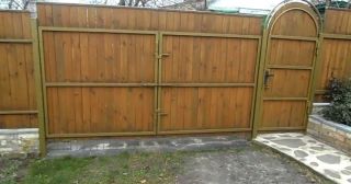 Купить распашные ворота деревянные Изобильный, цена от 2698 руб.